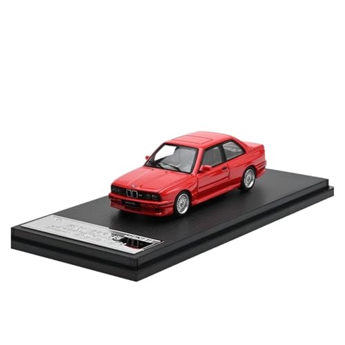 1:64 Für BMW E30 M3 Sport EVO Öffnende Front Haube Legierung Auto Modell Rot Home Dekoration Für Wohndekorationen(Red) von YRXIAO