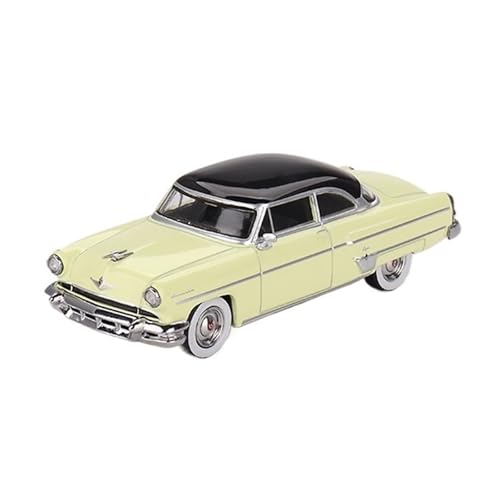 1:64 Für Lincoln Capri 1954 Legierung Auto Modell Fertig Sammlung Szene Ornamente Gelb Für Wohndekorationen von YRXIAO