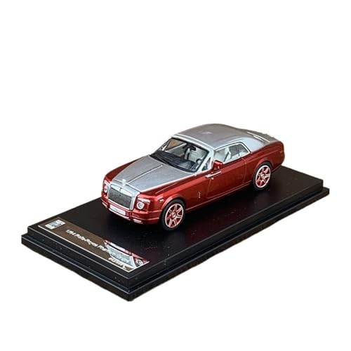 1:64 Für Rot Und Silber RR Rolls-Royce Phantom Coupe Zweitürige Version Legierung Automodell Für Wohndekorationen(Red) von YRXIAO