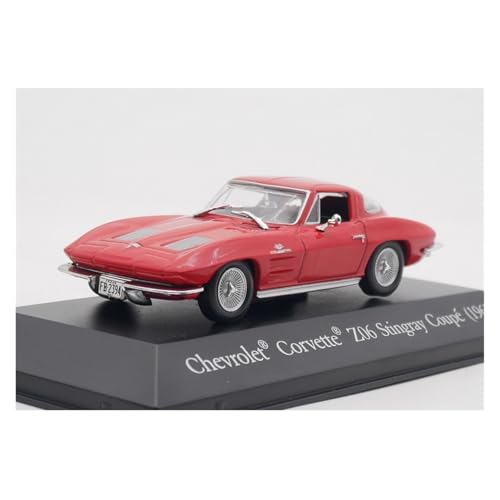 Audi 1:43 Für Chevrolet Corvette Stingray 1963 Skala Metall Casting Ornamente Erwachsene Sammlung Modell Für Wohndekorationen von YRXIAO