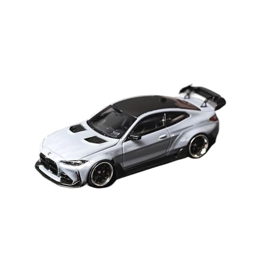 Audi 1:64 Für BMW G82 M4 Breite Körper Legierung Auto Modell Straße Szene Ornamente Sammlung Hobby Für Wohndekorationen(Gray) von YRXIAO