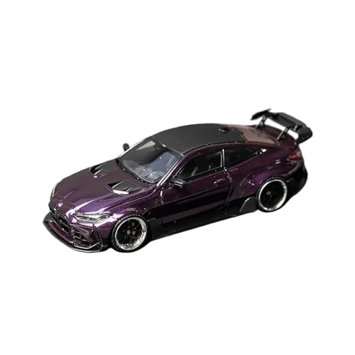 Audi 1:64 Für BMW G82 M4 Breite Körper Legierung Auto Modell Straße Szene Ornamente Sammlung Hobby Für Wohndekorationen(Purple) von YRXIAO