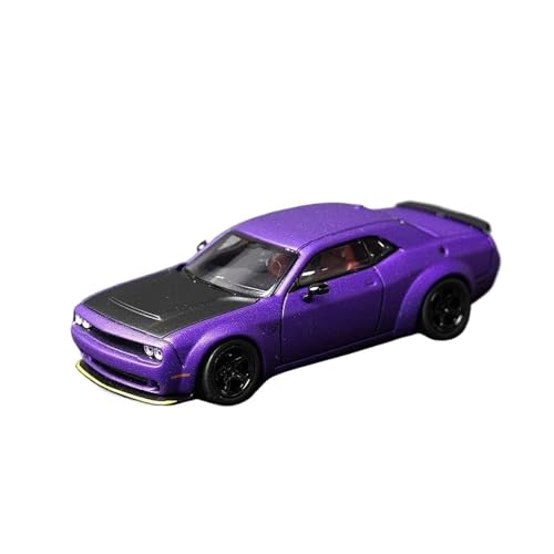 Audi 1:64 Für Dodge SRT Hellcat Legierung Auto Modell Sammlung Ornamente Kleine Maßstab Metall Dekorationen Für Wohndekorationen(Purple) von YRXIAO
