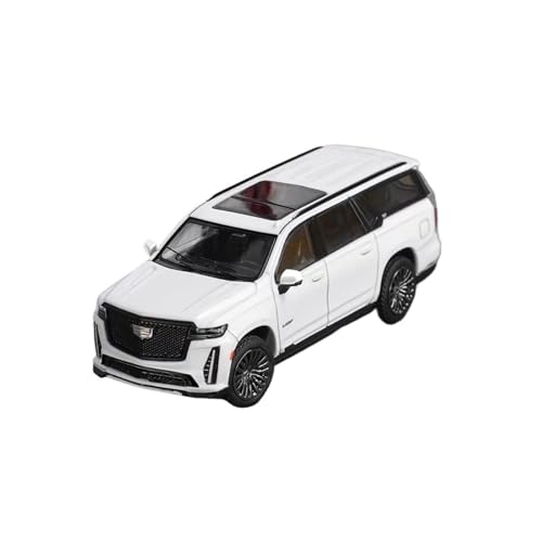 Audi 1:64 Für Escalade ESV 2023 Legierung Auto Modell Sammlung Ornament Dekoration Fahrzeug Für Wohndekorationen(White) von YRXIAO