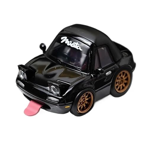 Audi 1:64 Für Mazda Mx5 Q Version Miata NA Ei Auto Harz Modell Display Hobby Sammlung Für Wohndekorationen(Black) von YRXIAO