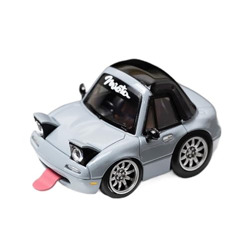 Audi 1:64 Für Mazda Mx5 Q Version Miata NA Ei Auto Harz Modell Display Hobby Sammlung Für Wohndekorationen(Gray) von YRXIAO