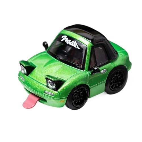 Audi 1:64 Für Mazda Mx5 Q Version Miata NA Ei Auto Harz Modell Display Hobby Sammlung Für Wohndekorationen(Green) von YRXIAO