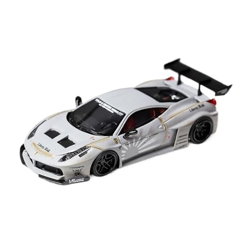 Audi 1:64 Für Tänzelndes Pferd 458GT LB Breite Körper Statische Sammlung Display Hobby Harz Auto Modell Für Wohndekorationen(Gray) von YRXIAO