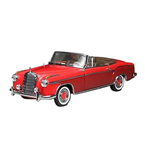 Diecast 1/18 Für 220 SE 1960 Legierung Cabriolet Modell Erwachsene Spielzeug Sammler Souvenir Statische Dekoration Für Wohndekorationen(Red) von YRXIAO