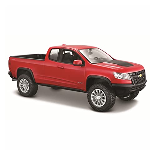 Für Chevrolet Colorado 2017 1 24 Simulationslegierung Pickup Automodell Dekoration Sammlung Geschenk Spielzeug Für Wohndekorationen(Rot) von YRXIAO