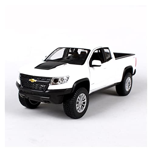 Für Chevrolet Colorado 2017 1 24 Simulationslegierung Pickup Automodell Dekoration Sammlung Geschenk Spielzeug Für Wohndekorationen(White) von YRXIAO