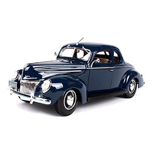 Für Ford 1939 1 18 Legierung Automodell Simulation Dekoration Sammlung Geschenk Spielzeug Druckguss Modell Spielzeug Für Wohndekorationen(Blau) von YRXIAO