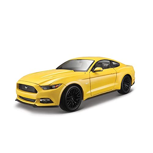 Für Ford Mustang GT 2015 1 18 Simulation Legierung Automodell Erwachsene Sammlung Geschenk Für Wohndekorationen(Yellow) von YRXIAO