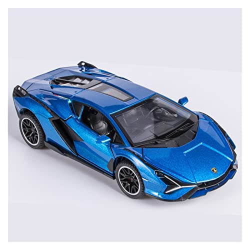 Für Lamborghinis SIAN 1 32 Hohe Simulationslegierung Automodellsammlung Kind Ziehen Spielzeugrennen Zurück Für Wohndekorationen(Rot) von YRXIAO