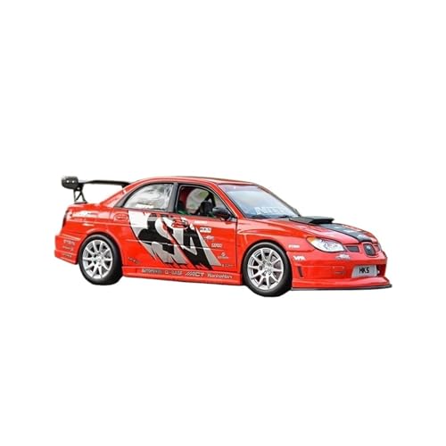 Metall-Automodelle bausatz 1 24 Für Subaru Impreza WRX STI Miniatur Auto Modell Maßstab Modell Fahrzeug Sammlung Für Wohndekorationen(Schwarz) von YRXIAO