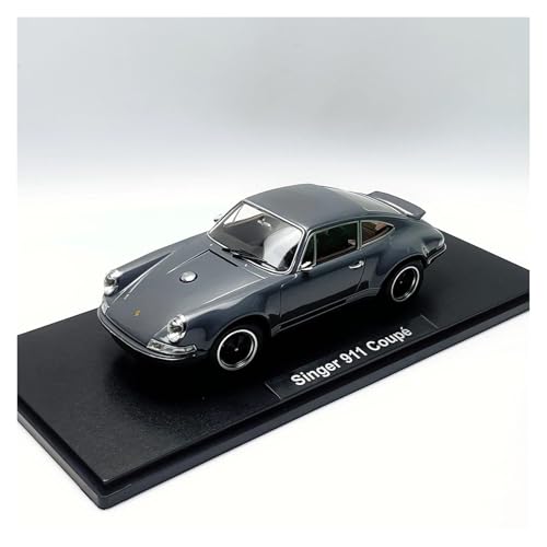 YRXIAO Metall-Automodelle bausatz 1:18 Diecast Legierung Für Porsche Singer 911 Coupe Spielzeug Autos Modell Klassiker Nostalgie Für Wohndekorationen(Gray) von YRXIAO