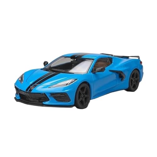 Metall-Automodelle bausatz 1:24 Für Corvette Stingray Coupe C8 2020 Supercar Legierung Auto Modell Gießt Druck Fahrzeuge Sammeln Für Wohndekorationen(Blue) von YRXIAO