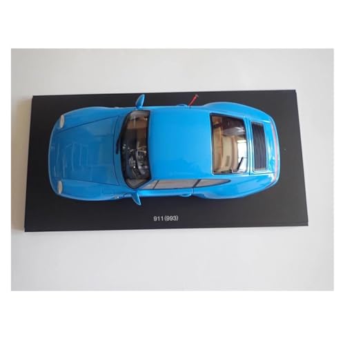 Metall-Automodelle bausatz Druckguss-Fahrzeugmodell Im Maßstab 1:18 Für Porsche Carrera 911 993 Autosammlung Display Souvenir Schwarz Für Wohndekorationen(Blue) von YRXIAO