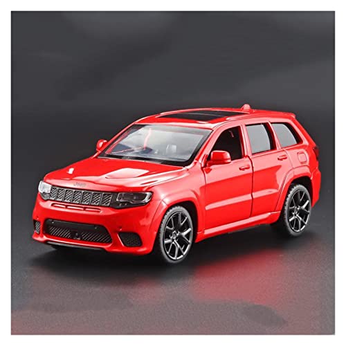 Modellbausatz Auto 1 36 Für Jeep SUV Big Cut Track Eagle Legierung Zurückziehen Simulation Auto Modell Spielzeug Junge Geschenk Sammlung Ornamente Für Wohndekorationen(Rot) von YRXIAO