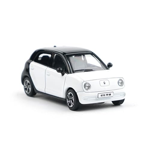 YRXIAO Modellbausatz Auto 1:64 Für Euler Black Cat Modellauto Miniaturauto Modell Legierung Kunst Ausstellung Legierung Modell Maßstab Automodell Für Wohndekorationen von YRXIAO