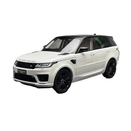 YRXIAO 1/18 Für Land Rover Range Sport Statische Legierung Voll Offen Auto Modell Metall Casting Collector's Edition Für Wohndekorationen(White) von YRXIAO