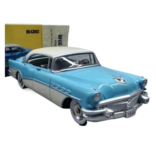 YRXIAO 1/43 Für Riviera Viertürer Hardtop 1956 Klassische Legierung Automodellsammlung Statische Dekoration Für Wohndekorationen(Blue) von YRXIAO