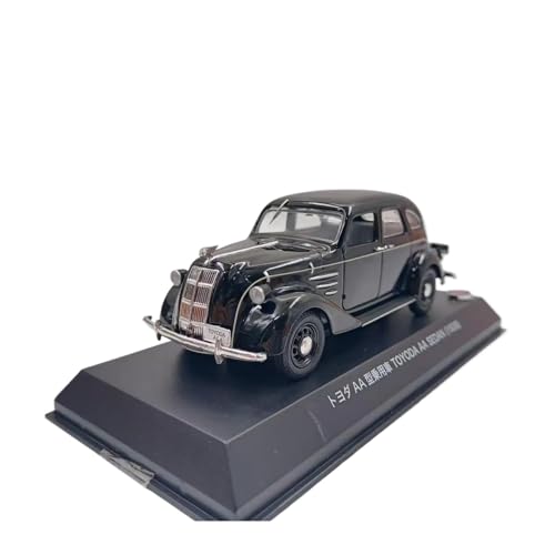 YRXIAO 1/43 Für Sedan 1936 Oldtimer Miniatur Maßstab Legierung Druckguss Spielzeug Fahrzeuge Modell Souvenir Display Für Wohndekorationen(Black) von YRXIAO
