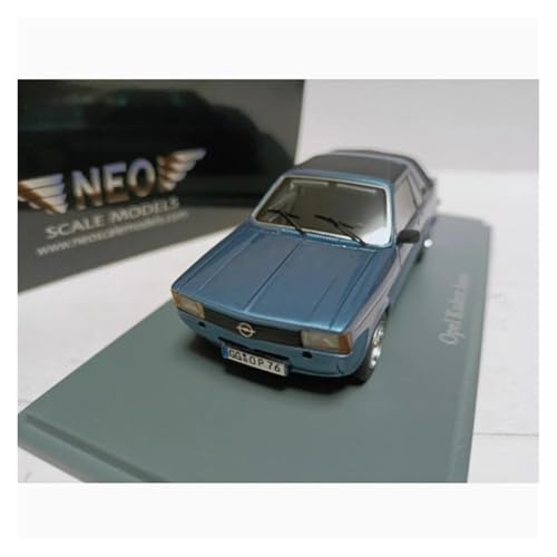 YRXIAO 1/43 Skala Für Opel Kadett Aero 1978 Metallic Blau Harz Modell Auto Erwachsene Souvenir Für Wohndekorationen von YRXIAO