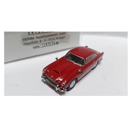 YRXIAO 1/87 Für Aston Martin DB5 HO Rot Fahrzeug Modell Auto Fidgets Spielzeug Souvenir Statische Display Hobby Sammlung Für Wohndekorationen(Red) von YRXIAO