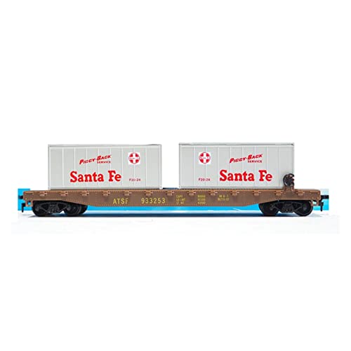 YRXIAO 1/87 Für Santa Fe Eisenbahn Container Transport Simulation Kunststoff Zug Modell Geschenk Spielzeug Für Wohndekorationen YRXIAO 1/87 Für Santa Fe Eisenbahn Container Transport Simulation Kunststoff Zug Modell Geschenk Spielzeug Für Wohndekorationen von YRXIAO