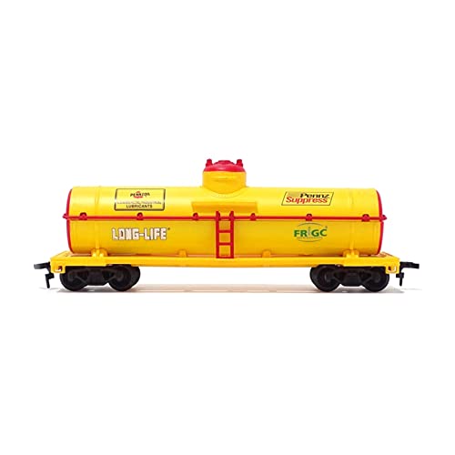 YRXIAO 1/87 Für Tank Car Transporter Anhänger Kunststoff Zugmodell Geschenk Display Spielzeug Für Jungen Für Wohndekorationen von YRXIAO