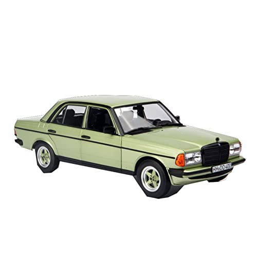 YRXIAO 1 18 Für Benz 200 AMG 1984 Silbergrün Simulation Zinklegierung 6-Türer Automodell Für Jungen Wohndekorationen von YRXIAO