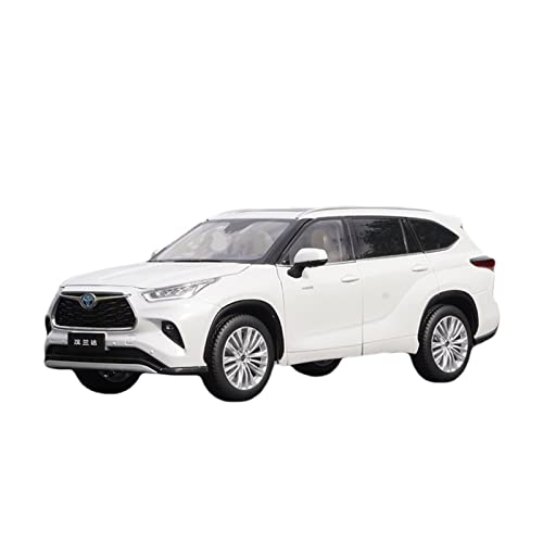 YRXIAO 1 18 Für Gac Toyotas Highlander Metalllegierungs-Automodell Der Vierten Generation Erwachsene Für Wohndekorationen(White) von YRXIAO