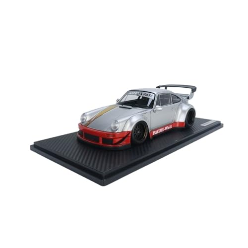 YRXIAO 1 18 Für RWB 930 Silber/Rot Harz Auto Serie Erwachsene Sammler Auto Modell Ornamente Für Wohndekorationen von YRXIAO