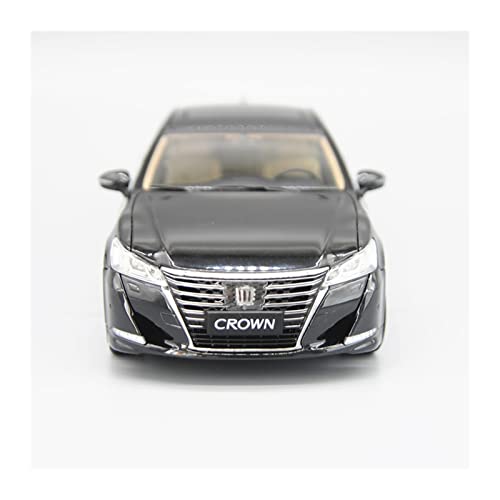 YRXIAO 1 18 Für Toyota Crown Zinklegierung Simulation Zurückziehen 6 Openble Türen Spielzeugauto Modell Für Geschenk Ornamente Für Wohndekorationen(Schwarz) von YRXIAO