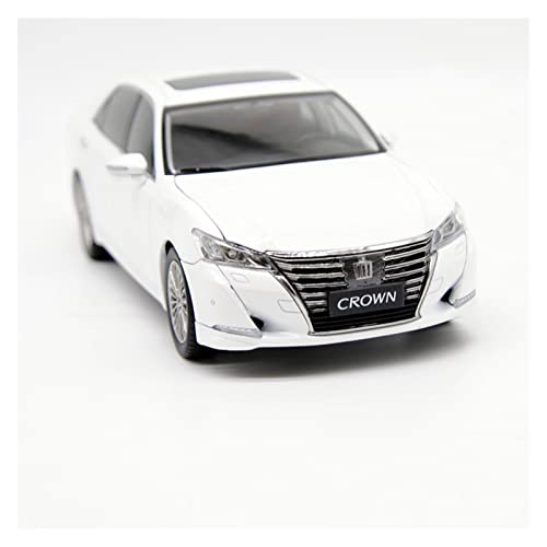 YRXIAO 1 18 Für Toyota Crown Zinklegierung Simulation Zurückziehen 6 Openble Türen Spielzeugauto Modell Für Geschenk Ornamente Für Wohndekorationen(White) von YRXIAO