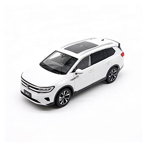 YRXIAO 1 18 Für VW TALAGON Zink Simulation Sammler 6-Türer Spielzeugauto Modell Als Geschenkdisplay Für Erwachsene Für Wohndekorationen(White) von YRXIAO