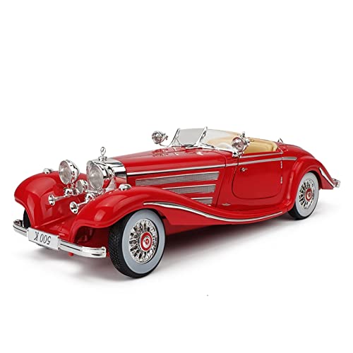 YRXIAO 1 18 Simulation Druckgusslegierung Retro Oldtimer Modell Cabrio Sportwagen Dekoration Sammlung Für Wohndekorationen(Schwarz) von YRXIAO