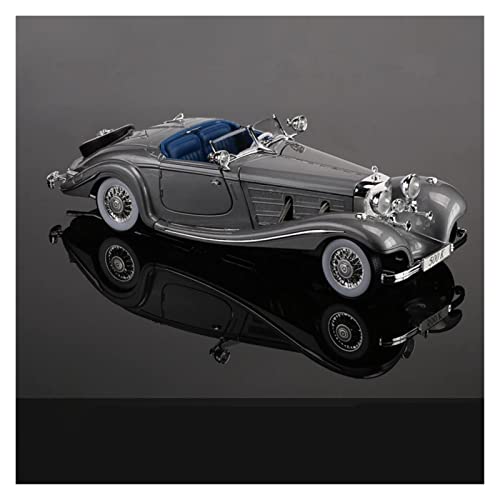 YRXIAO 1 18 Simulation Druckgusslegierung Retro Oldtimer Modell Cabrio Sportwagen Dekoration Sammlung Für Wohndekorationen(Titanium) von YRXIAO