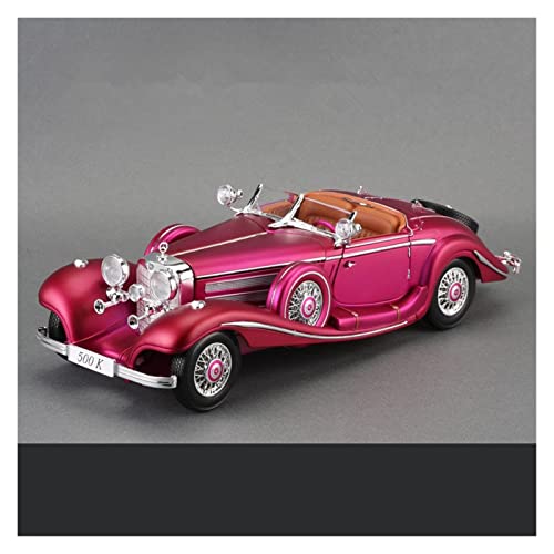 YRXIAO 1 18 Simulation Druckgusslegierung Retro Oldtimer Modell Cabrio Sportwagen Dekoration Sammlung Für Wohndekorationen(White) von YRXIAO