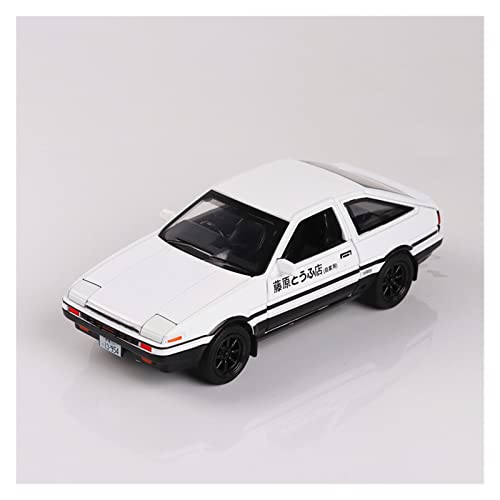 YRXIAO 1 24 Für AE86 Alloy Dieacsts Automodell Spielzeug Initial D Gleiche Fahrzeuge Metallmodell Mit Licht 4 Tür Für Wohndekorationen(3) von YRXIAO