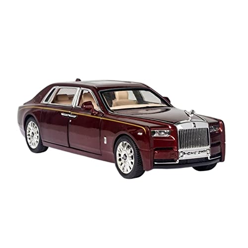 YRXIAO 1 24 Für Alloy Diecast Rolls Royce Phantom Modellauto Spielzeug Mit Licht Zurückziehen 22cm Metall Simulation Für Wohndekorationen(Taglia unica) von YRXIAO