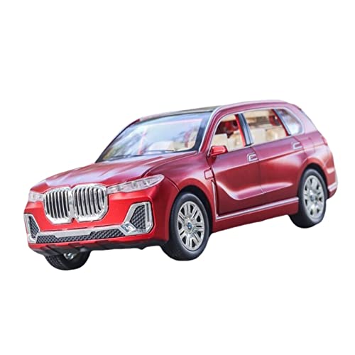 YRXIAO 1 24 Für BMW X7 SUV Legierung Druckguss Automodell Zurückziehen Sound Und Licht Kinderspielzeug Für Wohndekorationen(C) von YRXIAO