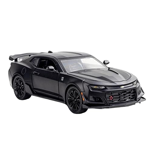 YRXIAO 1 24 Für Chevrolet Camaro Legierung Diecast Spielzeug Modellauto Sammlung Auto Spielzeug Kinder Geschenk Für Wohndekorationen(Schwarz) von YRXIAO