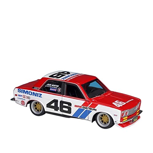 YRXIAO 1 24 Für Datsun 510 1971 Modified Car Alloy Diecast Automodell Sammeln Jungengeschenke Für Wohndekorationen(A) von YRXIAO