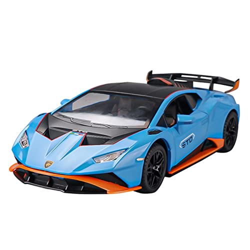 YRXIAO 1 24 Für Lamborghinis Huracan Legierung Druckguss Modellauto Sammlung Display Kind Spielzeugauto Geschenk Für Wohndekorationen(Blau) von YRXIAO