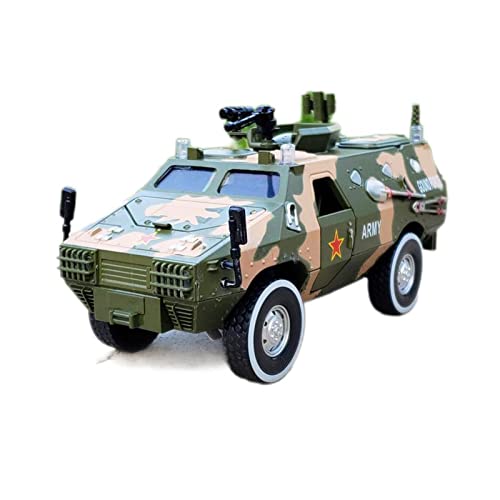 YRXIAO 1 24 Für ZFB Military Truck Armored Car Legierung Modell Diecast Spielzeugfahrzeug Autos Sound Und Licht Für Wohndekorationen(B) von YRXIAO