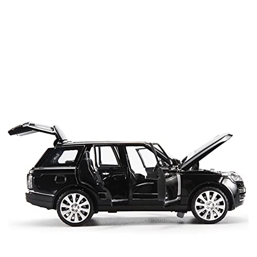 YRXIAO 1 24 for Range Rover Zinklegierung Sportwagen Modell Abnehmbares Spielzeug Geschenk Für Wohndekorationen(Schwarz) von YRXIAO