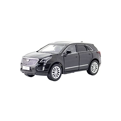 YRXIAO 1 32 Für Cadillac XT5 SUV Legierung Druckguss Modellauto Sammlung Display Kind Spielzeugauto Geschenk Für Wohndekorationen(Schwarz) von YRXIAO