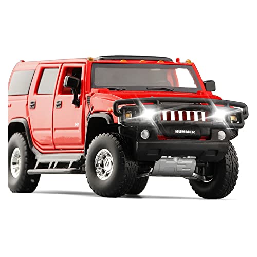 YRXIAO 1 32 Für Hummer H2 Offroad Legierung Druckguss Modellauto Sammlung Display Kind Spielzeugauto Geschenk Für Wohndekorationen(C) von YRXIAO